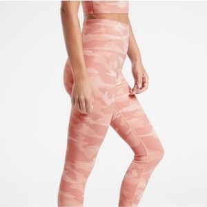 Athleta Camo Elation 7/8 Tight Pink